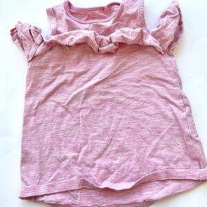 Next Direct size 4 Light Pink Ruffle Sleeve Tee